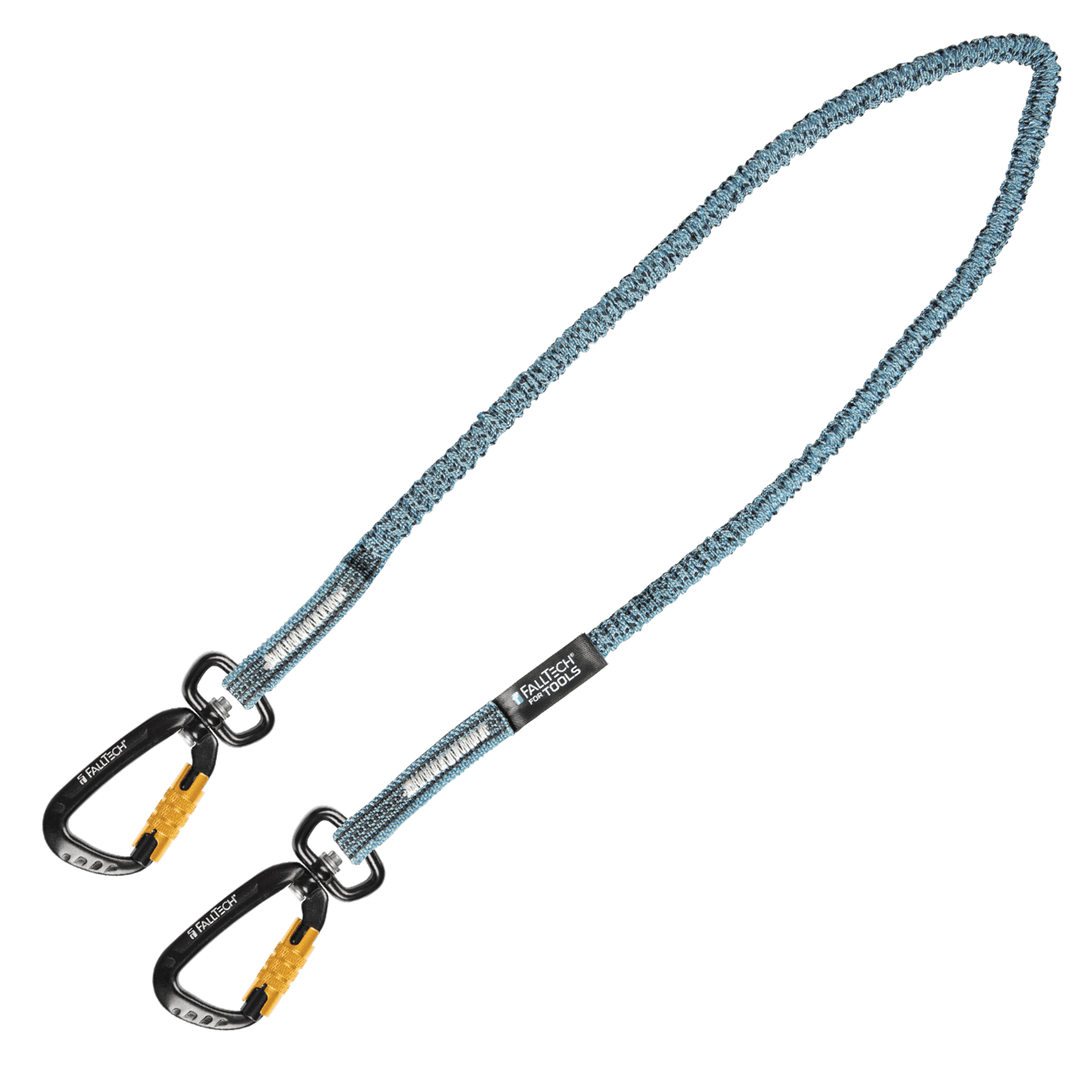 FallTech 5 lb Premium Tool Tether with Dual Aluminum Swivel Carabiners 1/pk - 5043A1