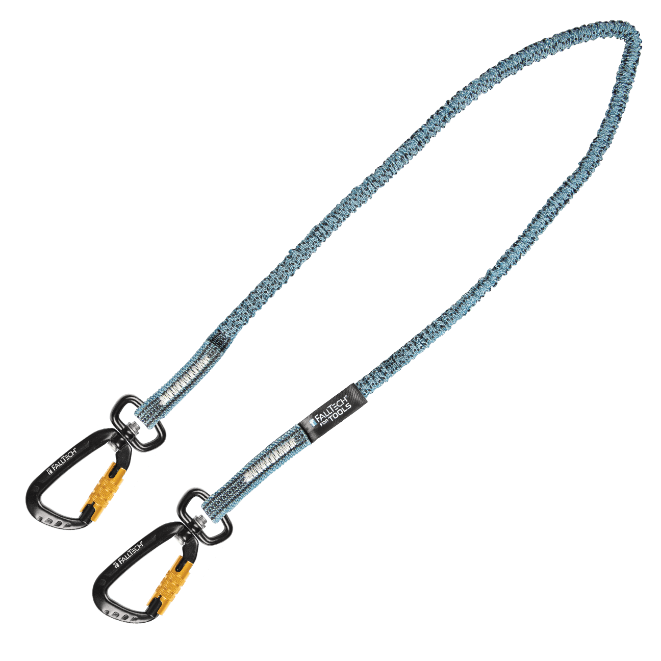 FallTech 5 lb Premium Tool Tether with Dual Aluminum Swivel Carabiners 1/pk - 5043A1