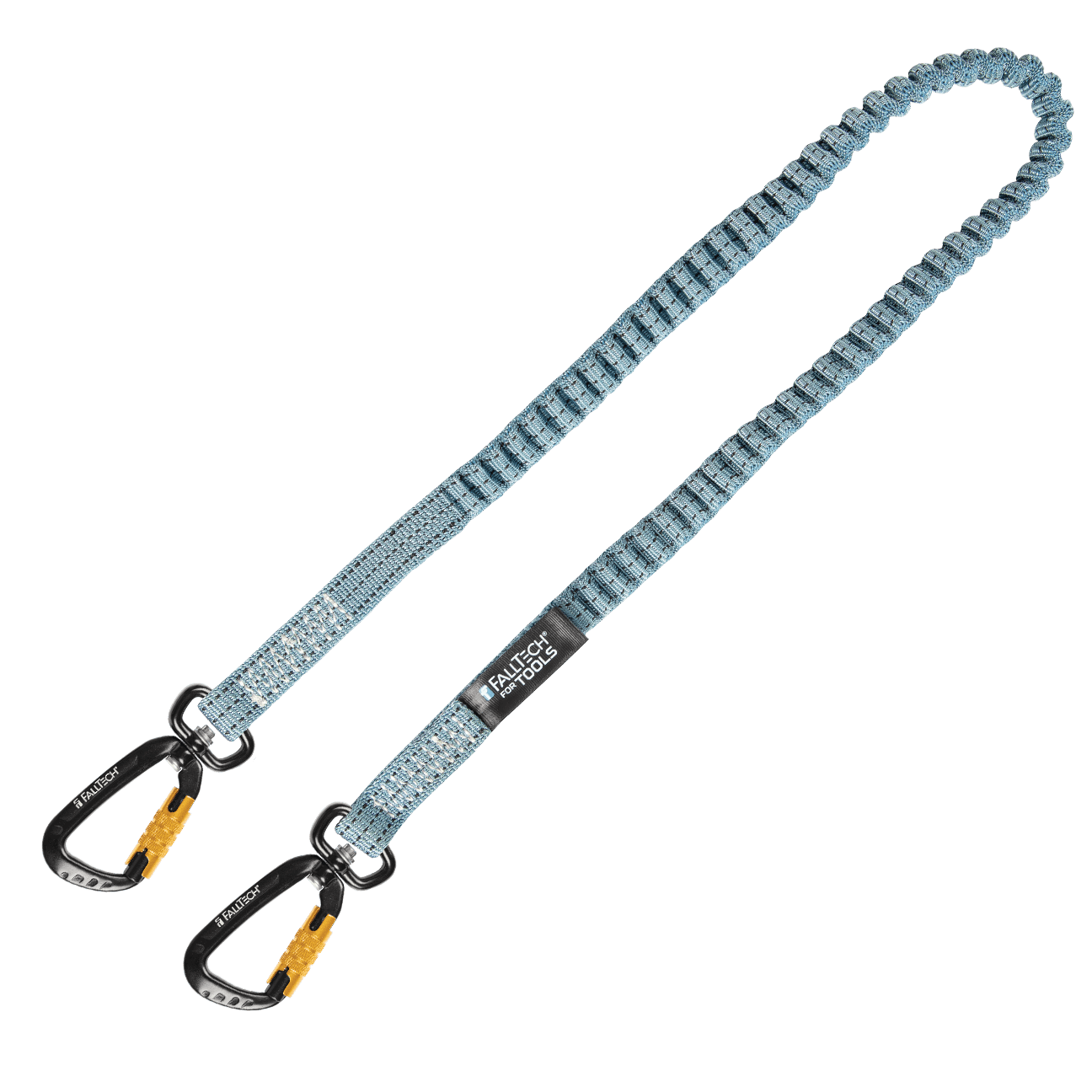 FallTech 15 lb Premium Tool Tether with Dual Aluminum Swivel Carabiners 1/pk - 5044A1