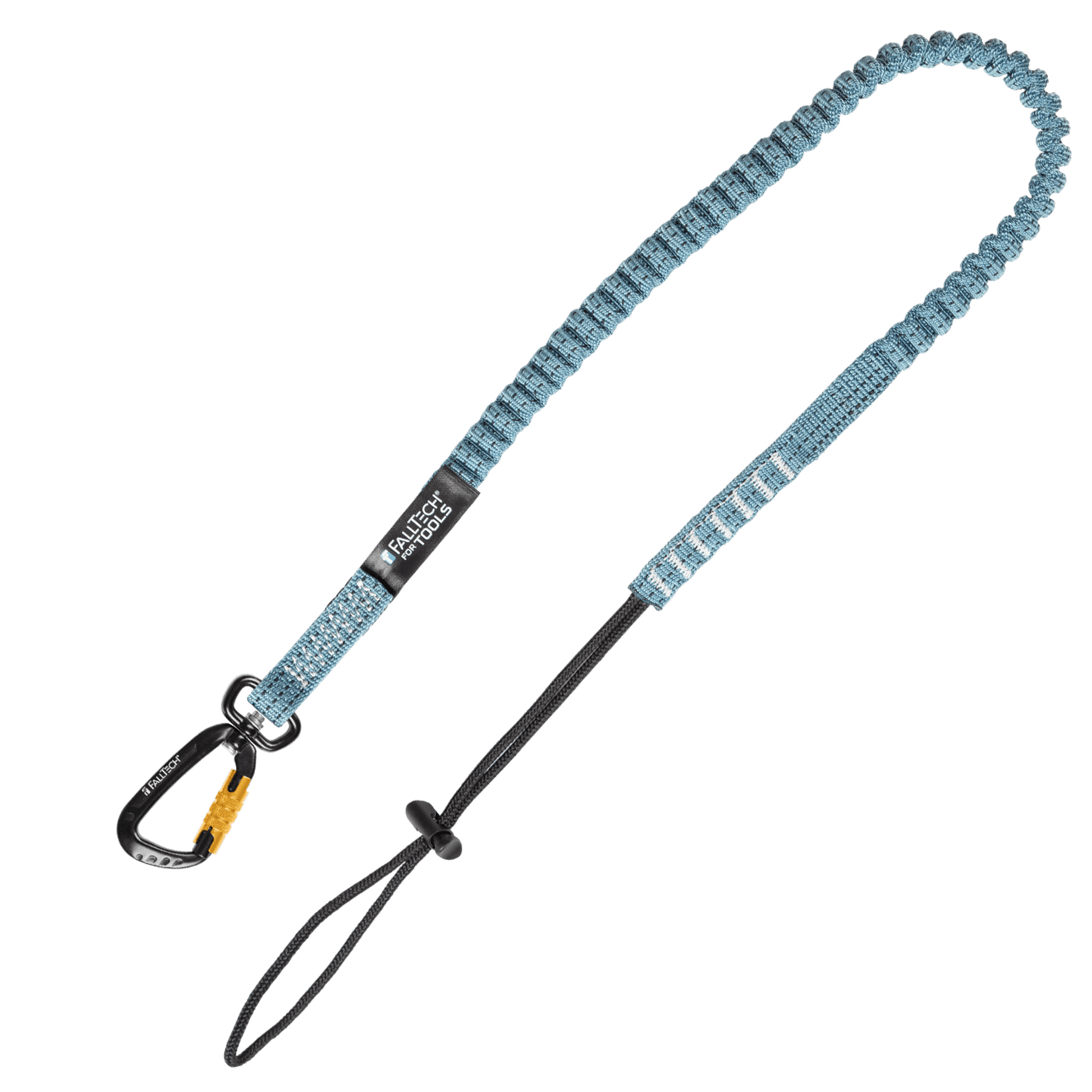 FallTech 15 lb Premium Tool Tether with Choke-on Cinch Loop and Aluminum Swivel Carabiner 1/pk - 5061A1