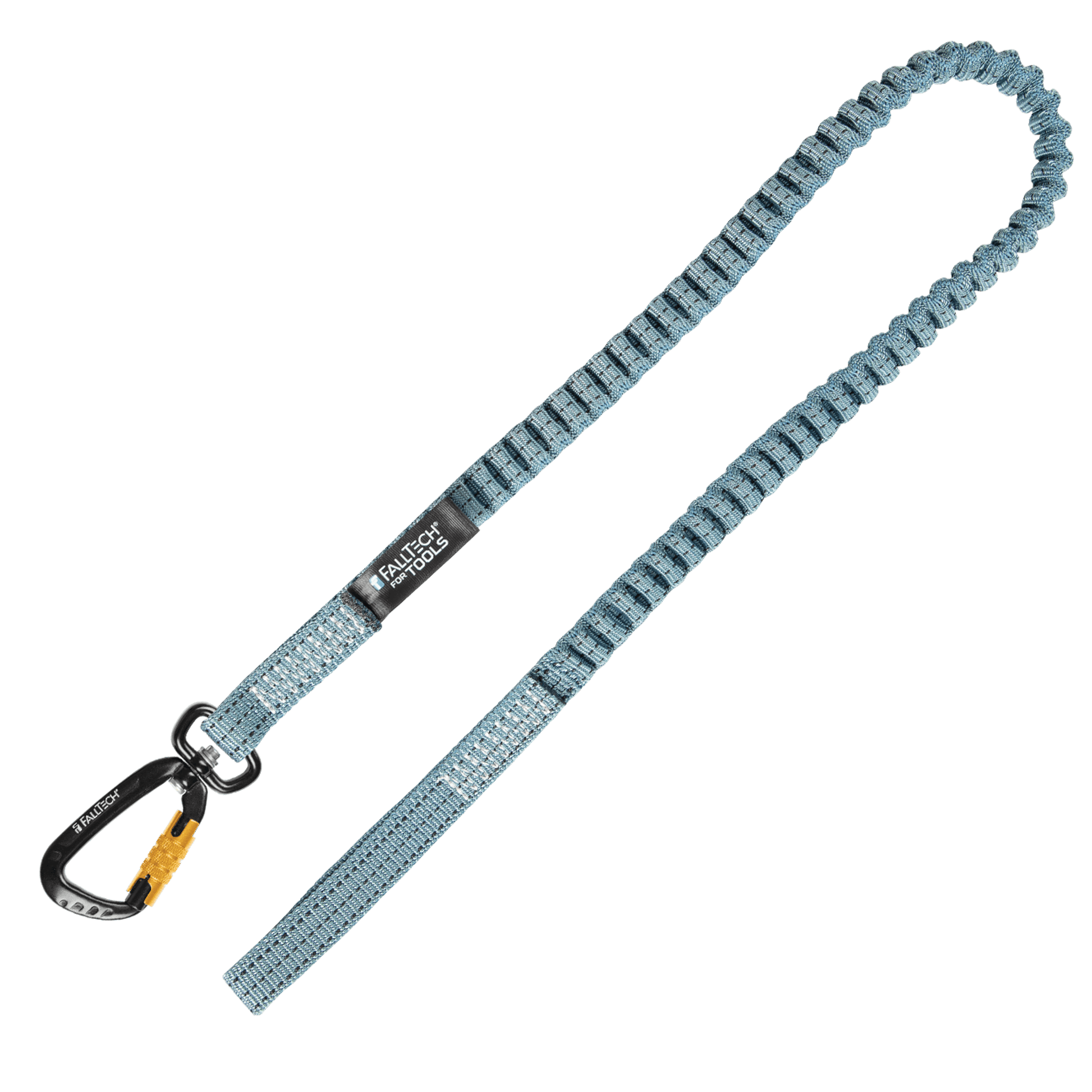FallTech 15 lb Premium Tool Tether with Choke-on Web Loop and Aluminum Swivel Carabiner 1/pk - 5066A1