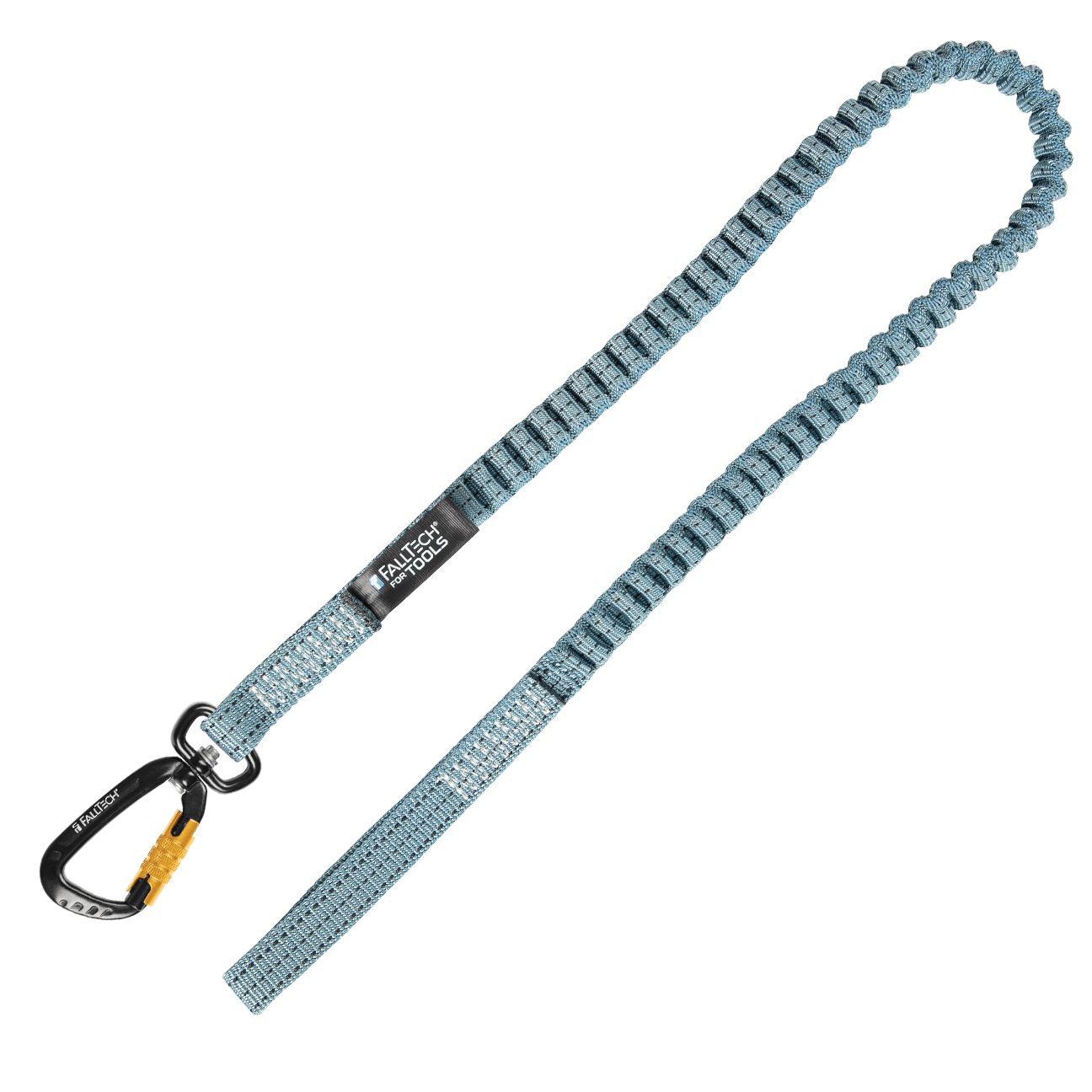 FallTech 15 lb Premium Tool Tether with Choke-on Web Loop and Aluminum Swivel Carabiner 1/pk - 5066A1