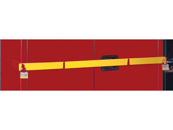 Justrite Replacement Security Bar For Hi Security Safety Cabinet - Fits 45 Gallon - Yellow - 50962Y