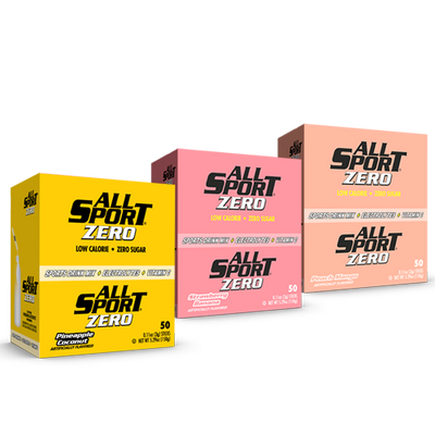ALL SPORT ZERO Drink Mix for Water Bottles - Exotics Variety Pack (Case of 500 Sticks)