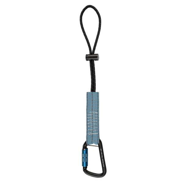 FallTech 5 lb Tool Attachment with choke-on cinch-loop and aluminum twist-lock carabiner 5/pack - 5106A5
