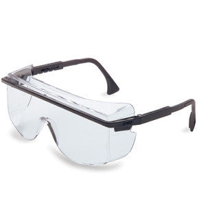 Uvex Astro OTG 3001 Black/Clear Anti Fog - S2500C - 1 Pair