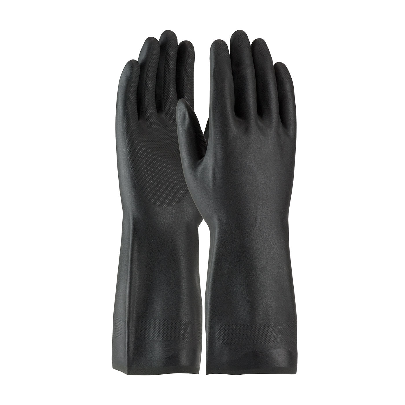 Assurance Unsupported Neoprene  Flock Lined w/Raised Diamond Grip - 28 Mil - Black - 1/DZ - 52-3665