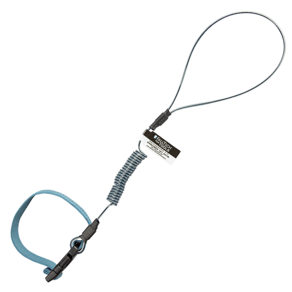 FallTech 2 lb Stretch-coil and Web ANSI Hard Hat Tether 18" - 5335A5