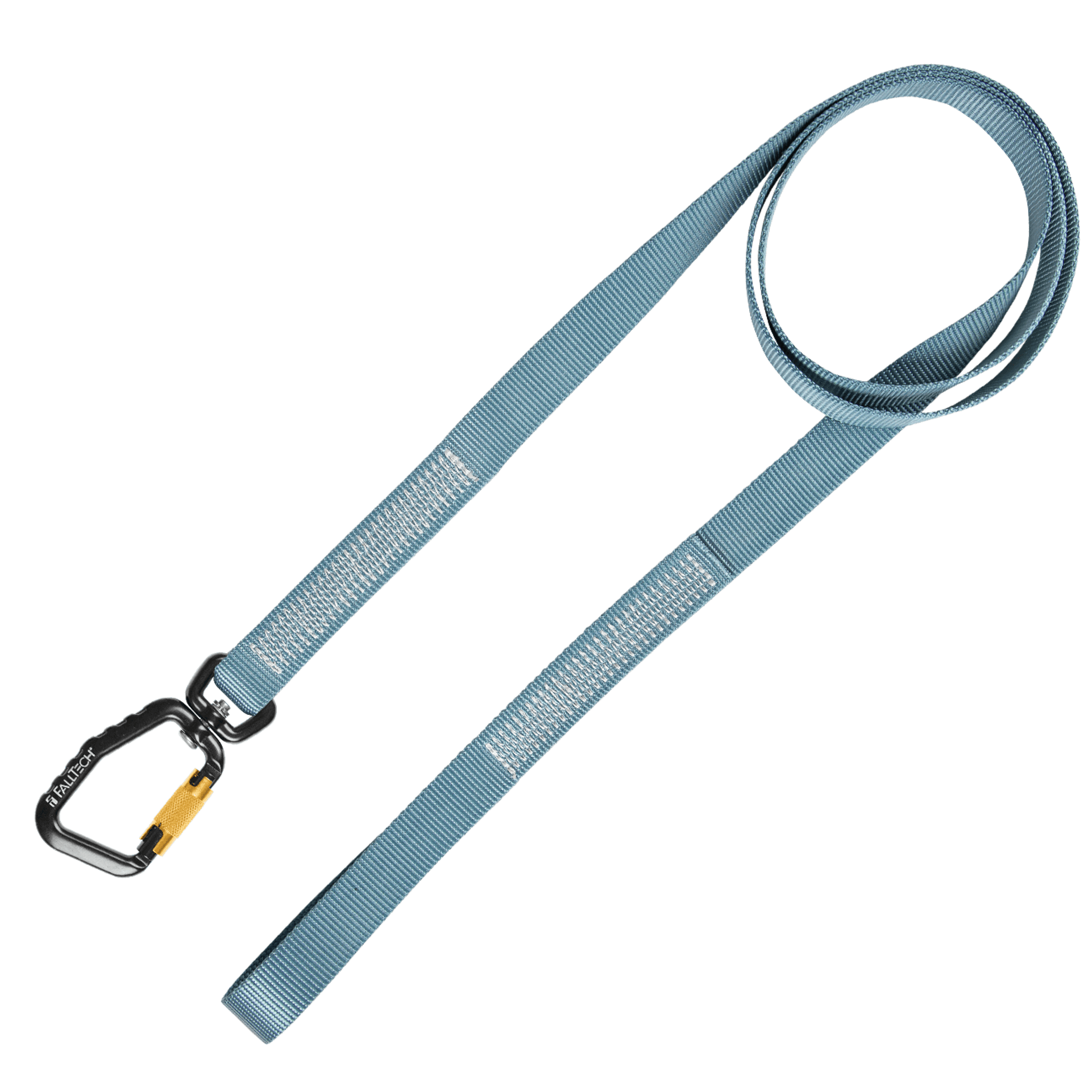FallTech 40 lb Premium Tool Tether with Non-stretch Web and Dual Swivel Aluminum Carabiners 78" 1/pk - 5340A