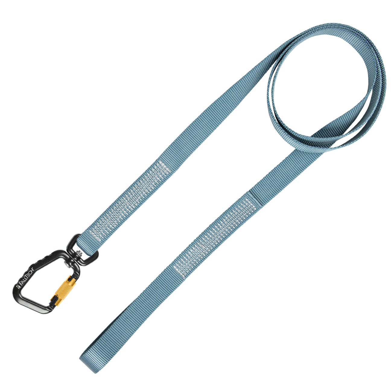 FallTech 40 lb Premium Tool Tether with Non-stretch Web and Dual Swivel Aluminum Carabiners 78" 1/pk - 5340A