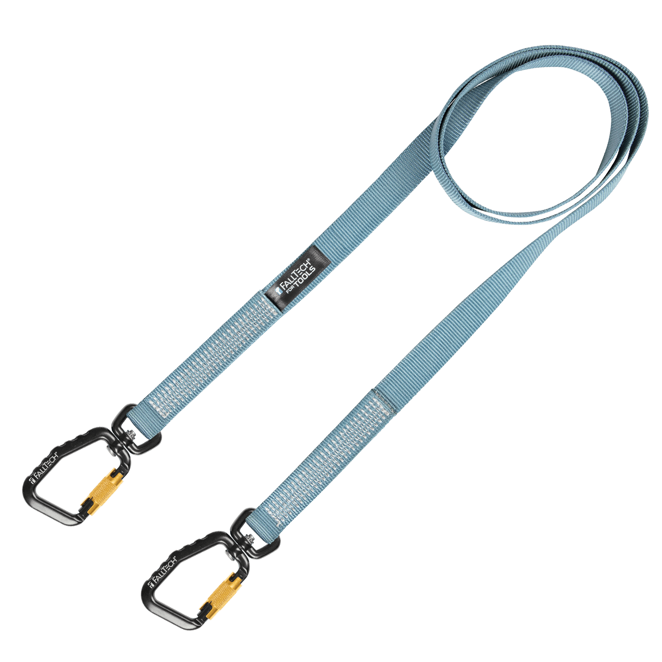 FallTech 40 lb Premium Tool Tether with Non-stretch Web Choke-loop and Swivel Aluminum Carabiner 78" 1/pk - 5340B