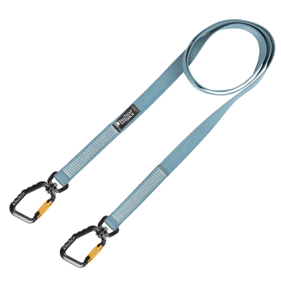 FallTech 40 lb Premium Tool Tether with Non-stretch Web Choke-loop and Swivel Aluminum Carabiner 78" 1/pk - 5340B