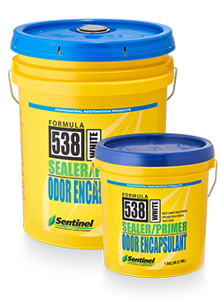 Sentinel 538 Smoke & Odor Encapsulant WHITE - 5 Gallon Pail - 538W/05