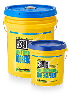 Sentinel 539 Smoke & Odor Encapsulant * With Anti-Microbial Product Protection CLEAR - 5 Gallon Pail - 539/05