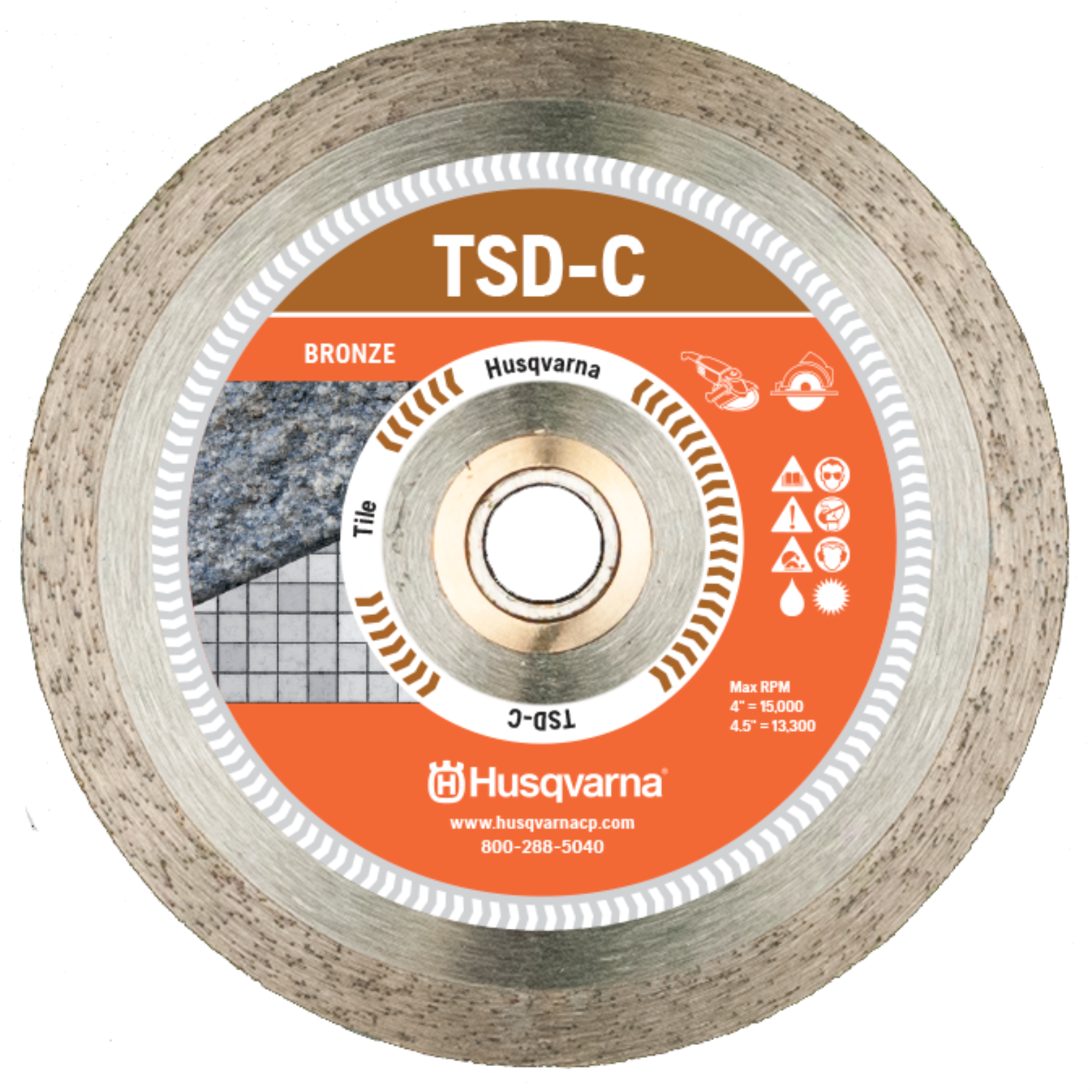 Husqvarna TSD-C Dri Disc 7 060 5/8 Tacti-C - Wet/Dry - 542761261