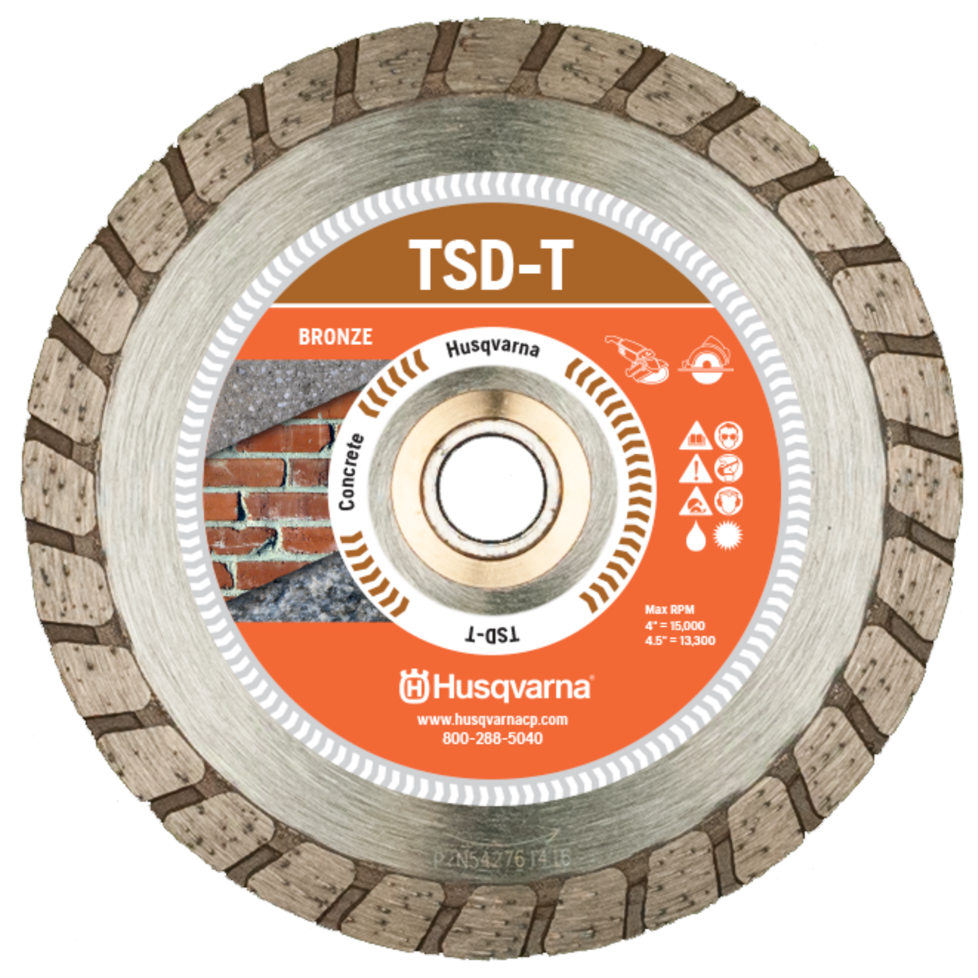 Husqvarna TSD-T Dri Disc 4.5 080 7/8-20mm-5/8B TACTI-T - Wet/Dry - 542761417