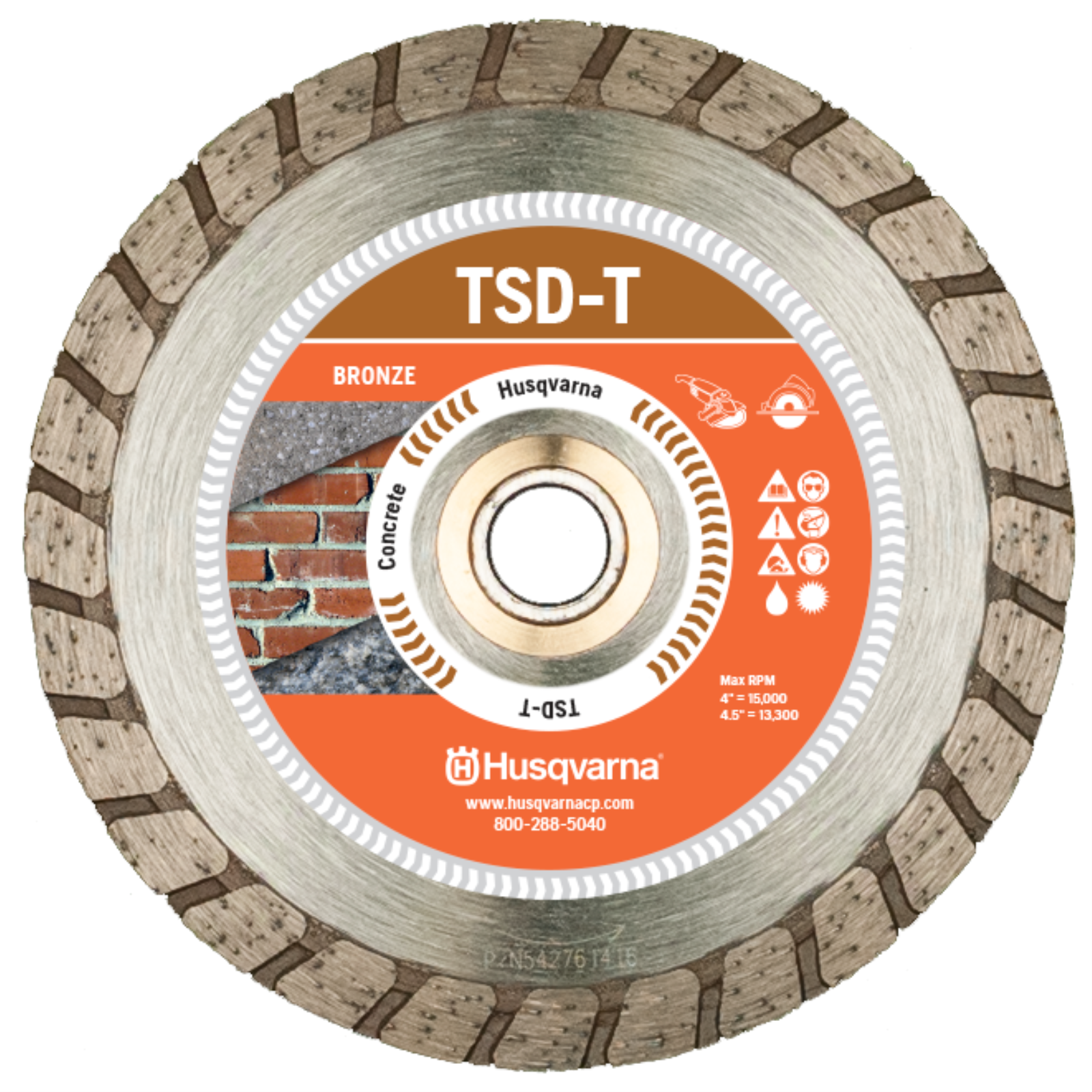 Husqvarna TSD-T Dri Disc 4.5 080 7/8-20mm-5/8B TACTI-T - Wet/Dry - 542761417