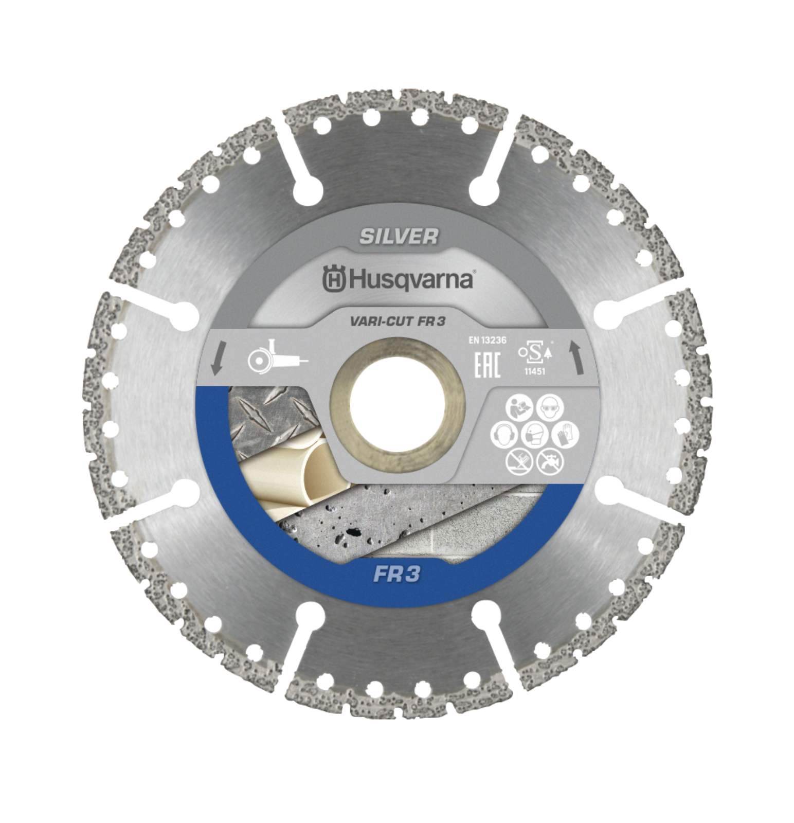 Husqvarna Vari-Cut FR3 Dri Disc 7 095 Dm 7/8-5/8B - Wet/Dry - 542773404