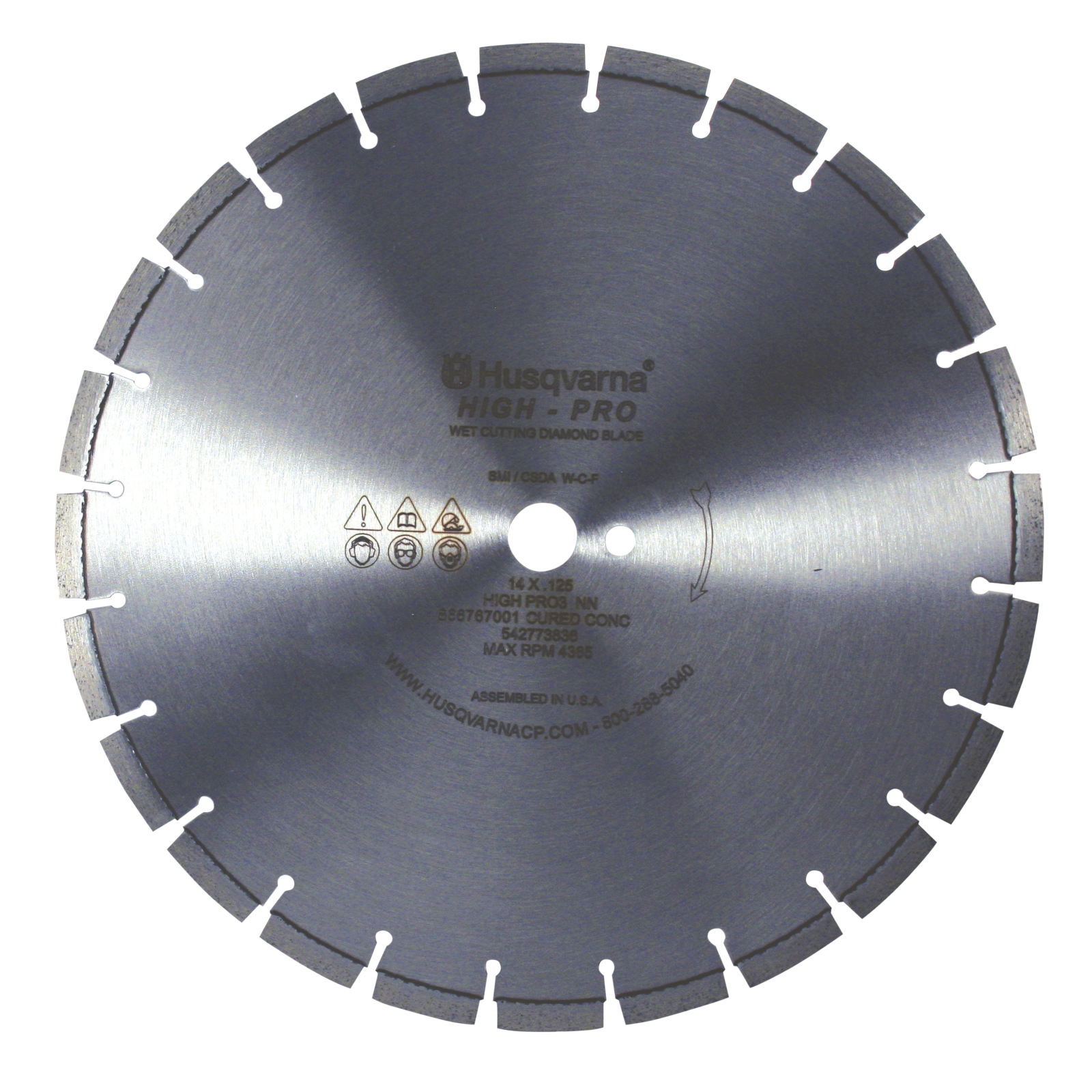 Husqvarna High Pro Cured 14 125 1DP Pro3 CCN-NN - Wet - 542773836