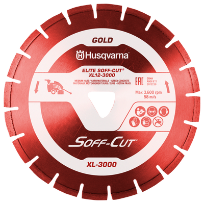 Husqvarna ELITE SOFF-CUT XL 3000 XL6-3000 Blade/Skid Plate - Dry - 542777007