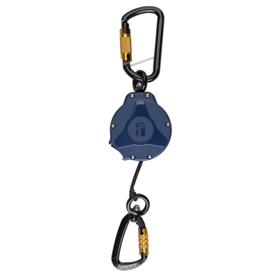 FallTech Retractable Tool Tether - Dyneema Rope with Dual Aluminum Carabiners - 48" - 5430A1