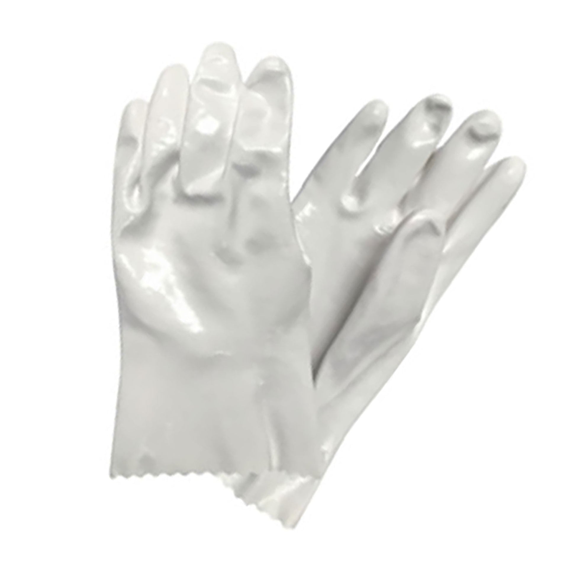 QRP PolyTuff CE Gloves Polyurethane Solvent Glove w/Cotton Lining - 13" - White - 1/PR - 330-PIP-550L