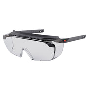 Ergodyne Skullerz OSMIN Anti-Scratch & Enhanced Anti-Fog Safety Glasses, Sunglasses - Matte Black Frame