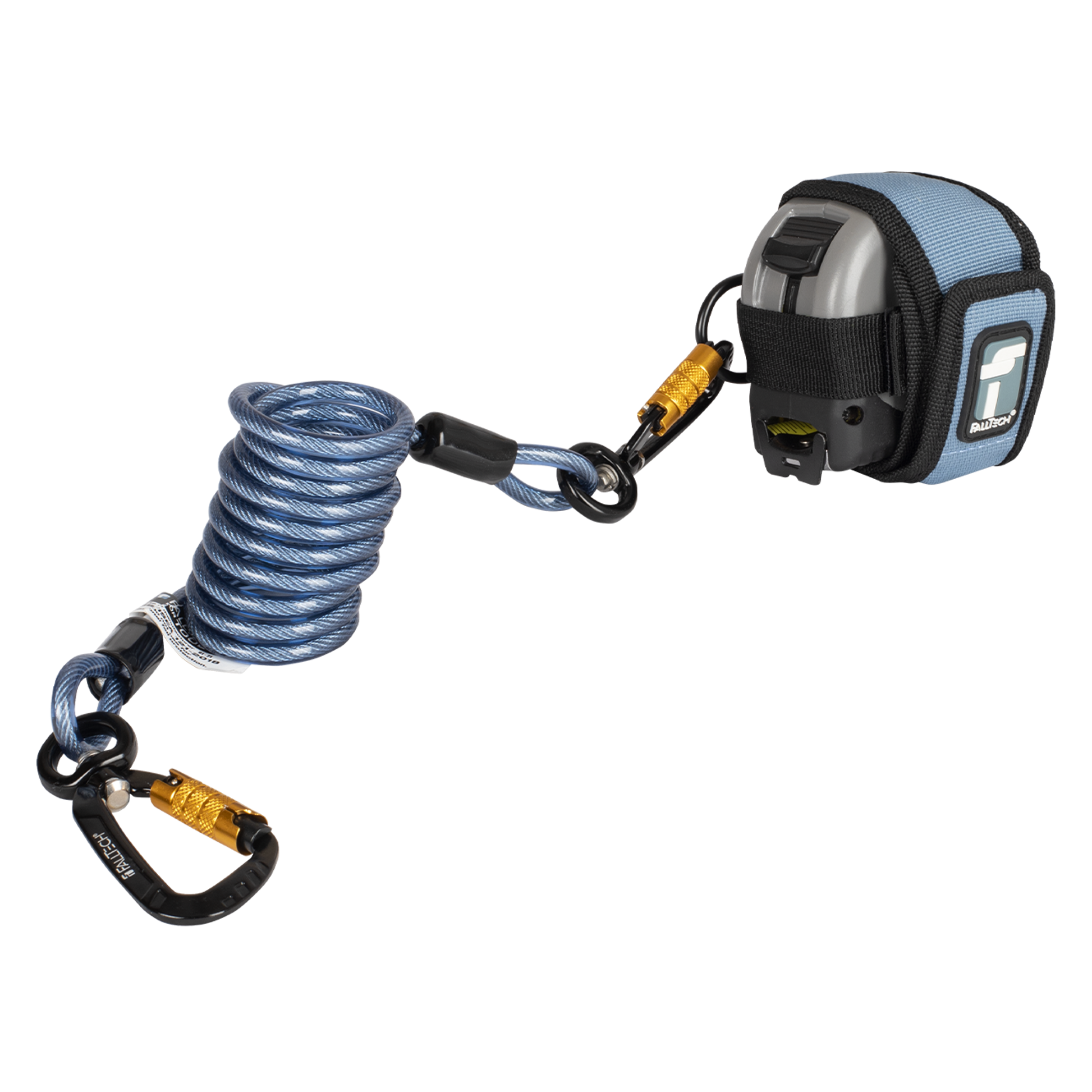 FallTech Tool Tethering Kit - 2 lb - Tape Measure with Stretch Coil Tether - 5601A1