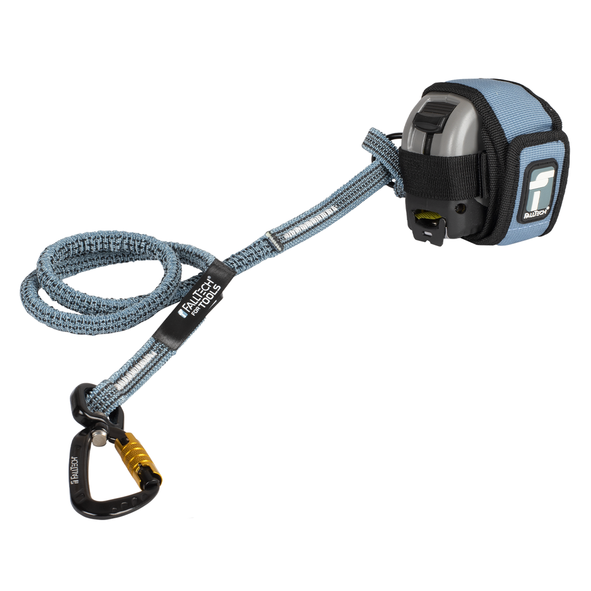 FallTech Tool Tethering Kit - 2 lb - Tape Measure with Stretch Web Tether - 5601B1