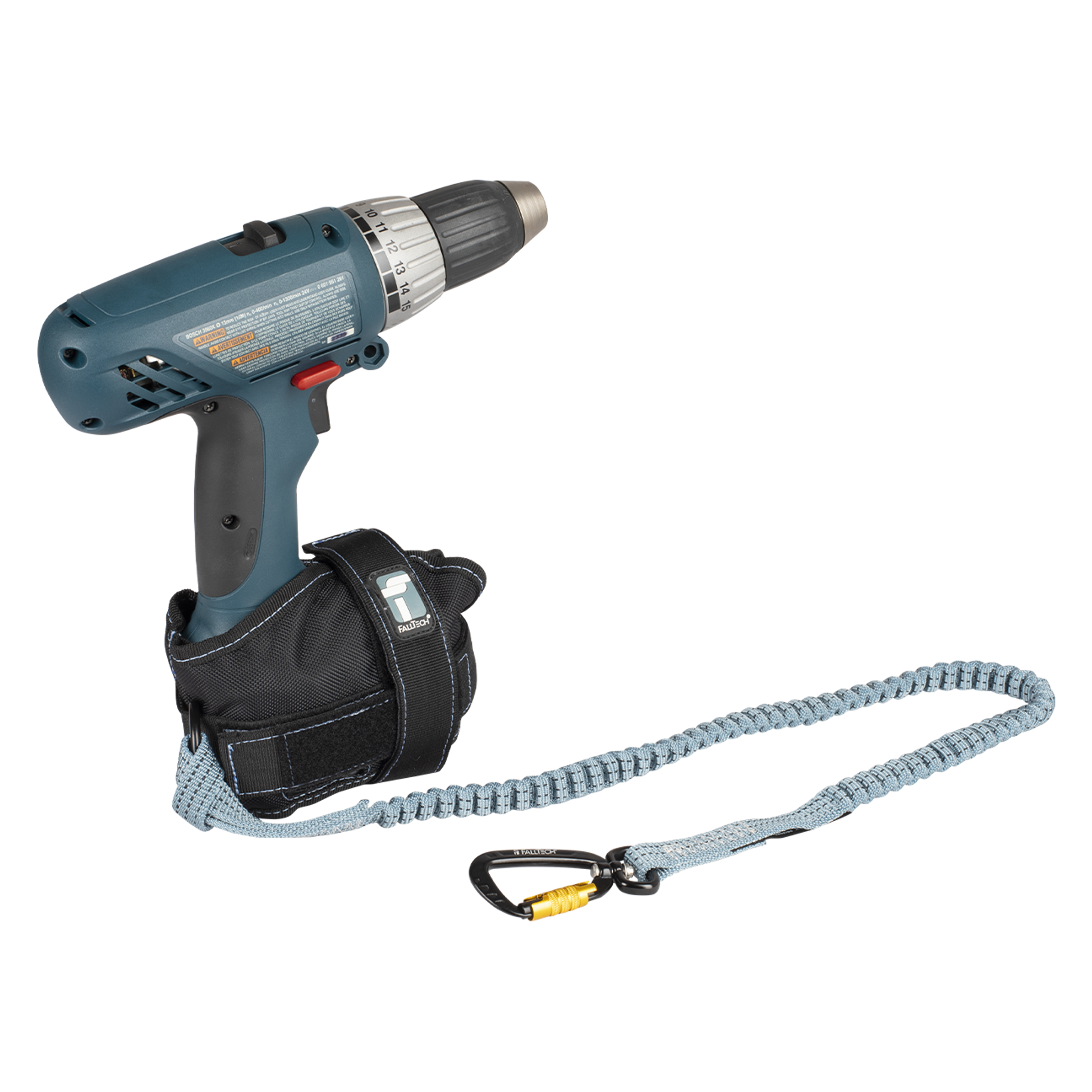 FallTech Tool Tethering Kit - 6 lb - Power Tool with Stretch Web Tether - 5602A1