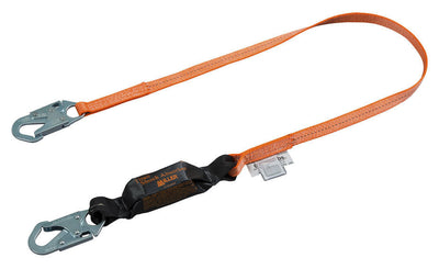 Miller Titan II 3 ft. Pack-Type Shock-Absorbing Lanyard w/Locking Snap Hook T6111-Z7/3FTAF
