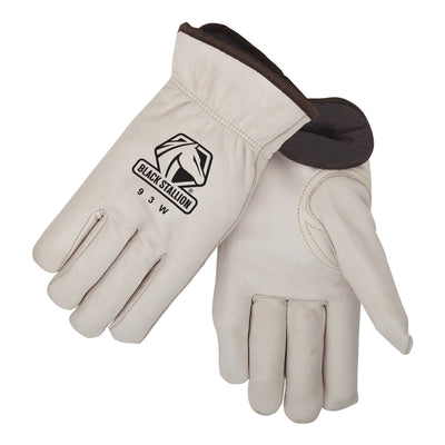Revco Fleece Insulated 93W Cowhide Winter Drivers Glove - 1/Pair