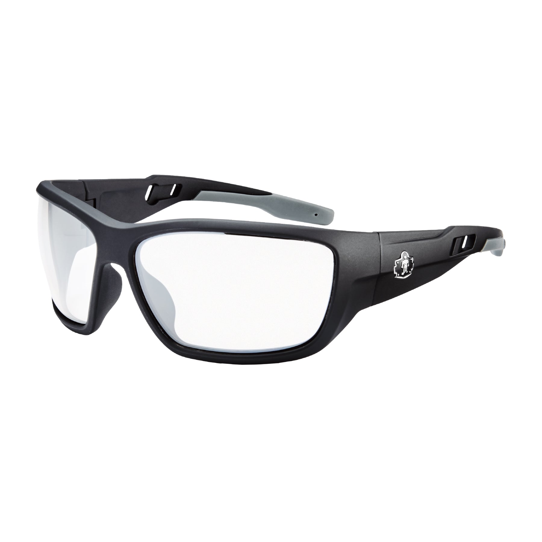 Ergodyne Skullerz BALDR Safety Glasses, Sunglasses - Black Frame