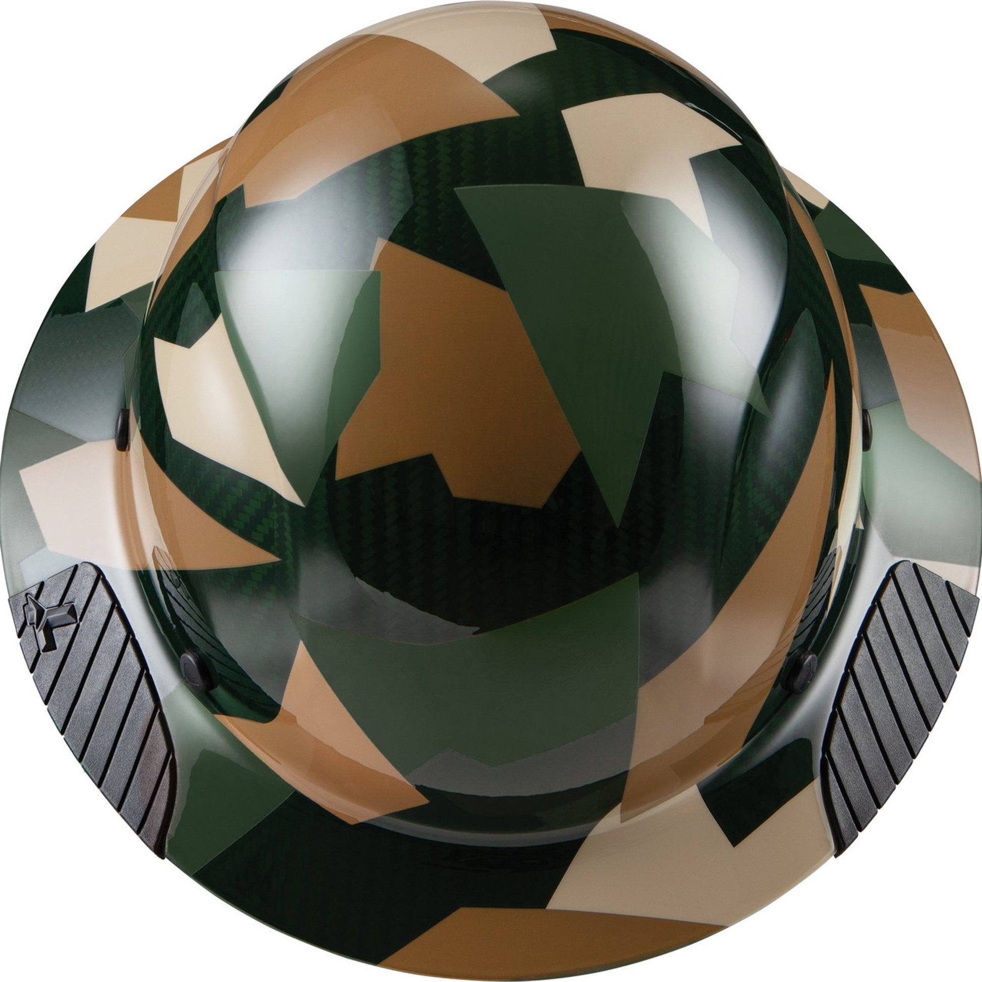Lift Safety DAX Carbon Fiber Full Brim Hard Hat Jungle Camo - HDC-20CJ