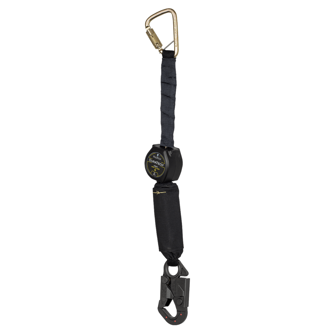 FallTech 6' Arc Flash Mini SRL w/ Dielectric Dorsal Connecting Snap Hook and Steel Anchorage Carabiner - 72906SCD1