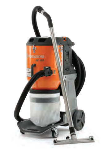 Husqvarna DE 120 Single Phase HEPA Dust Extractor Vacuum 120V - 970514804
