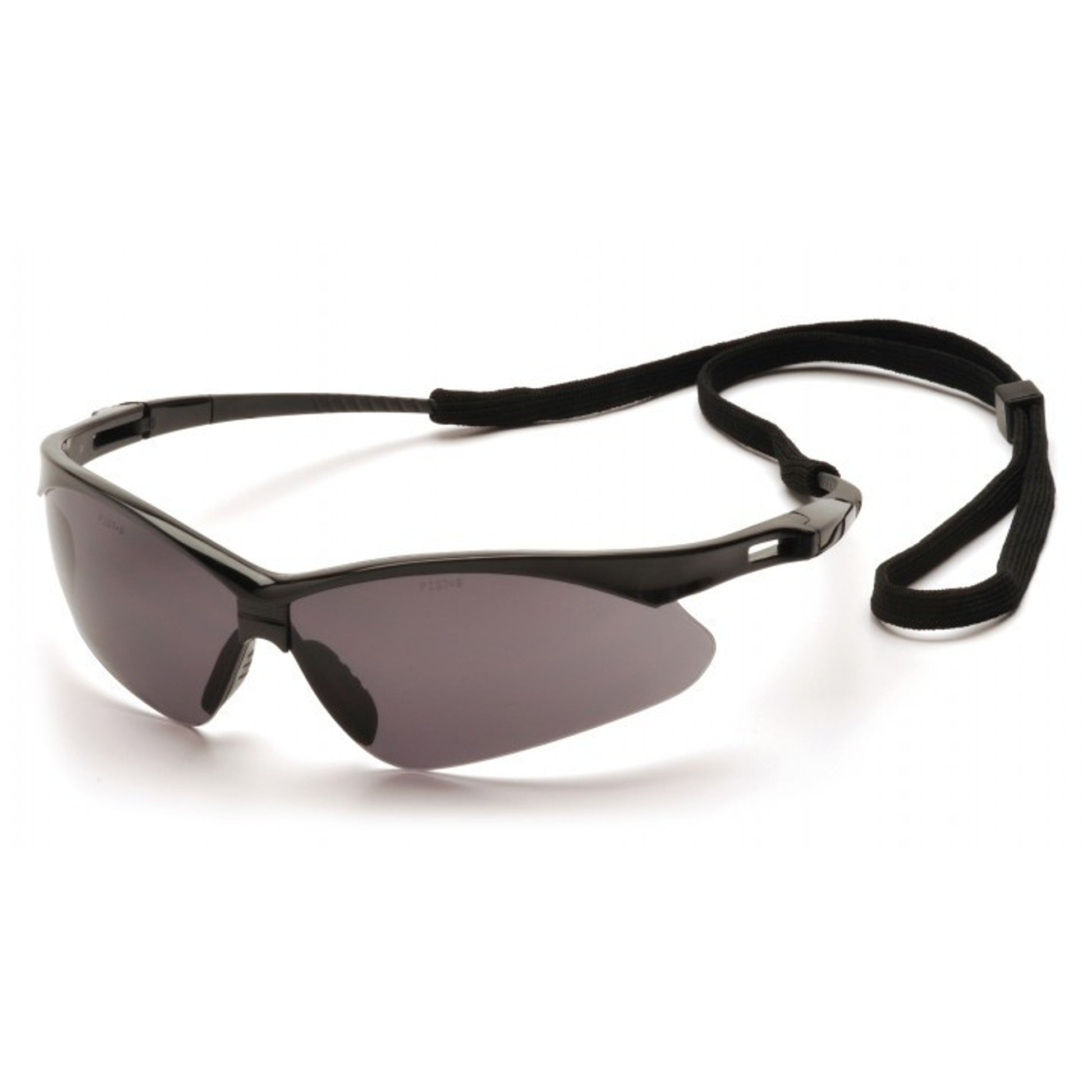 Pyramex PMXTREME Black Frame/Gray Lens With Black Cord Safety Eyewear