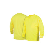 Pyramex RLTS31NS Hi-Viz Lime Long Sleeve No Tape T-Shirt