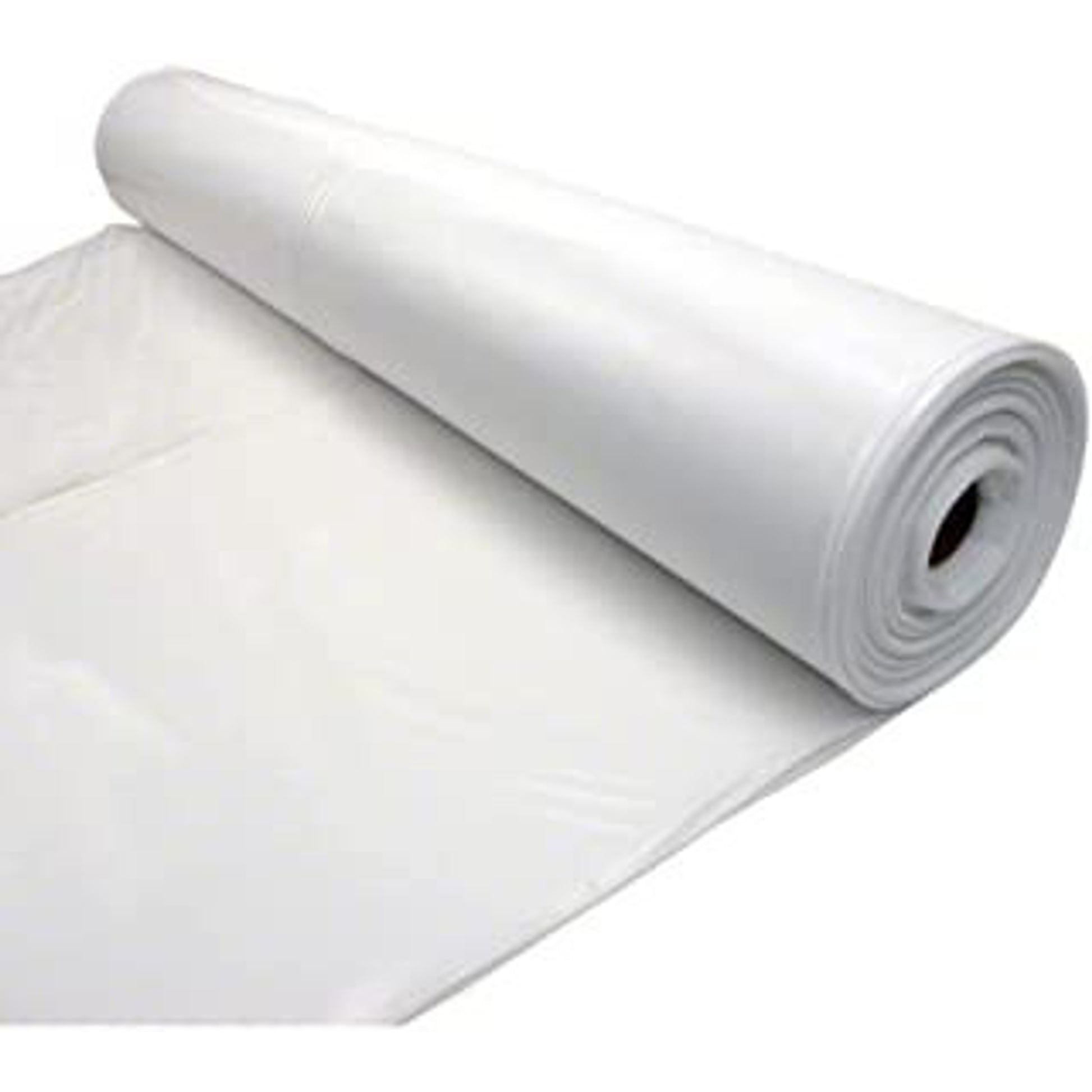 4 Mil 20'x 100' White Plastic Poly Sheeting & Construction Film