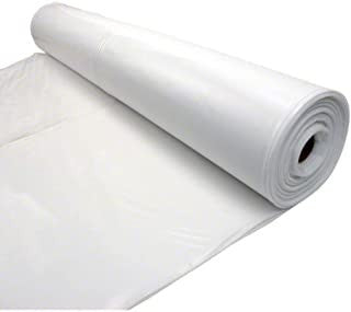 4 Mil 20'x 100' White Plastic Poly Sheeting & Construction Film
