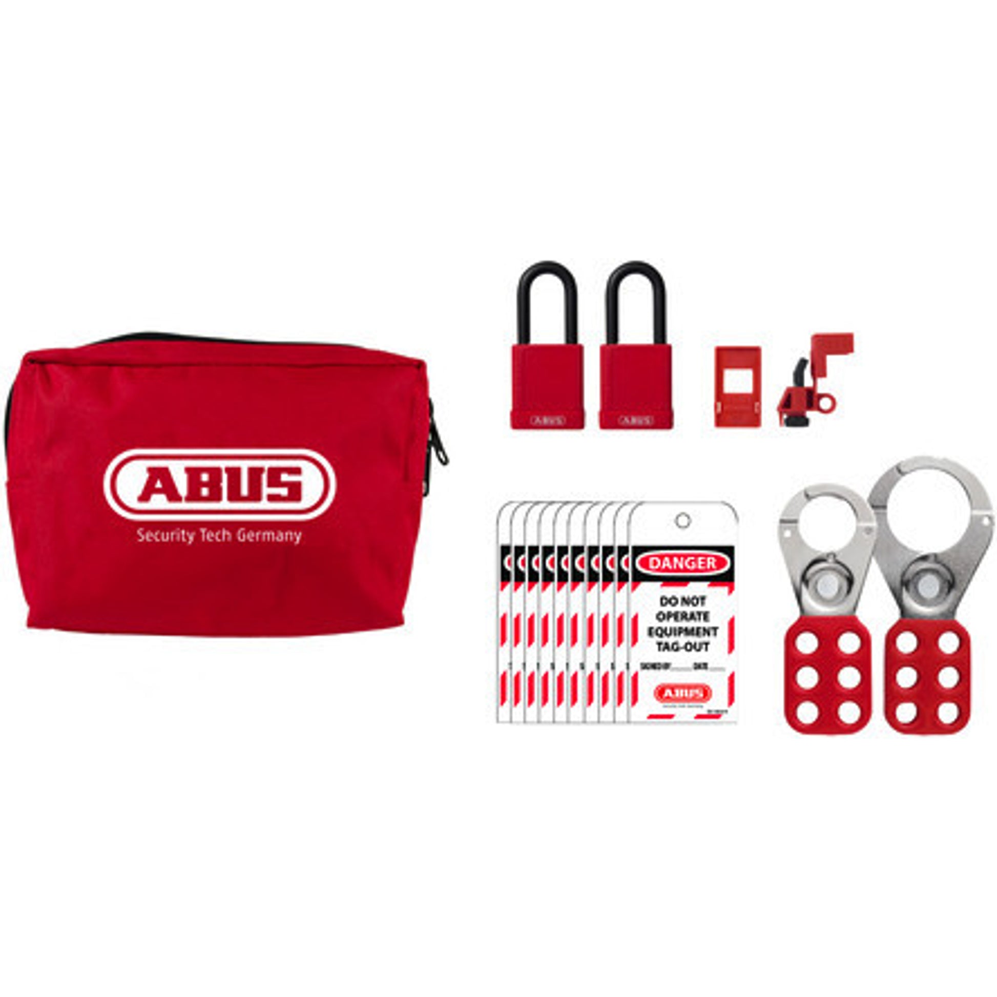ABUS Safety Lockout Tagout Personal Safety Pouch Kit - K900 - 1/EA