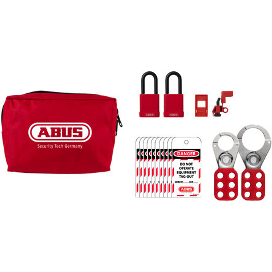 ABUS Safety Lockout Tagout Personal Safety Pouch Kit - K900 - 1/EA
