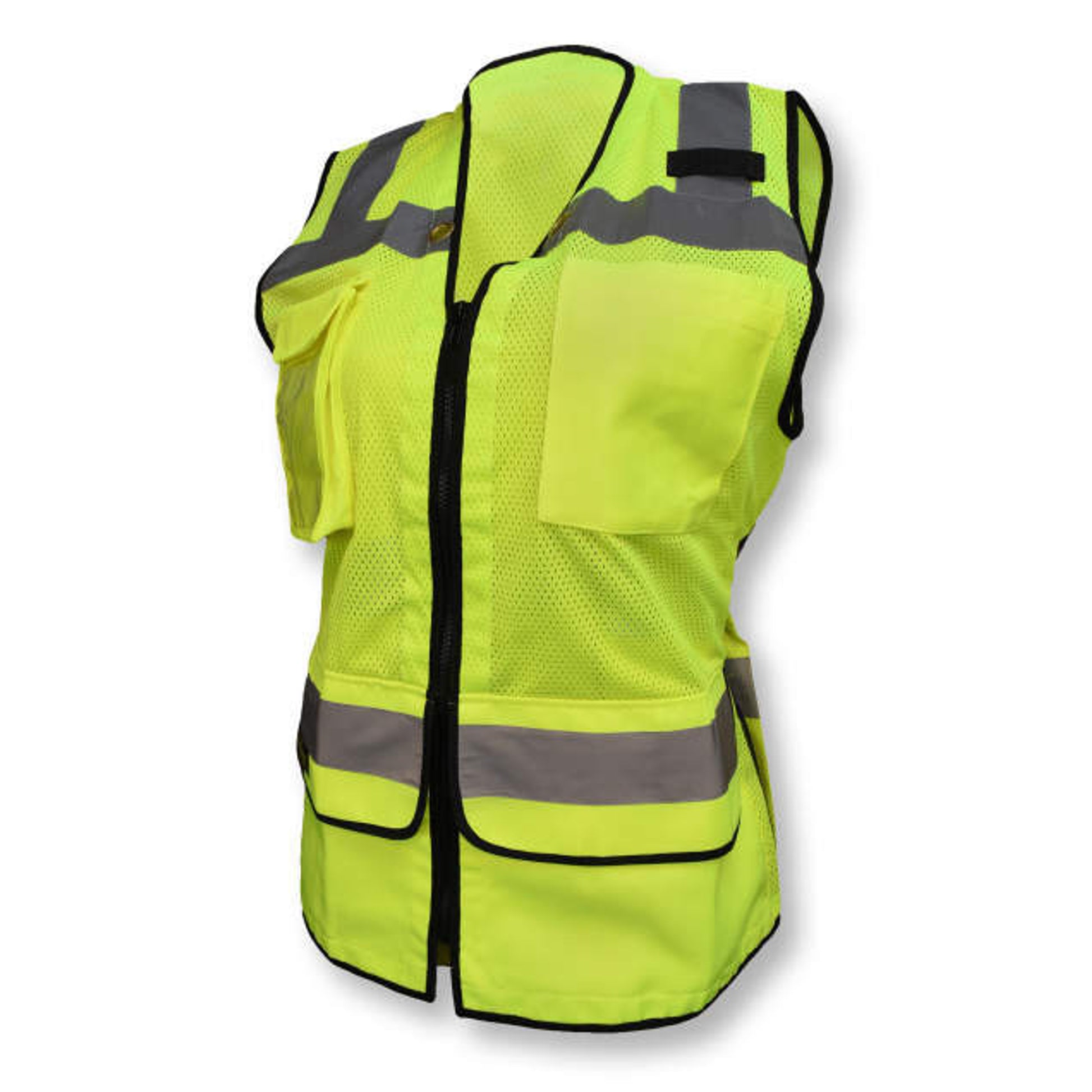 Radians Ladies Heavy Duty Surveyor Safety Vest - HiViz Green - SV59W