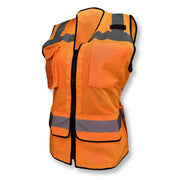 Radians Ladies Heavy Duty Surveyor Safety Vest - HiViz Orange - SV59W