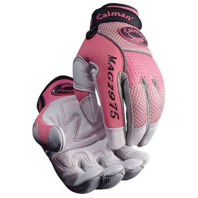 PIP Caiman MAG - Multi-Activity Glove with Goat Grain Leather Padded Palm and AirMesh Back - Pink - 2975 - 1/Pair