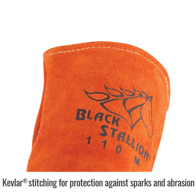 Black Stallion Shoulder Split Cowhide Stick Glove - 110 - 1/Pair
