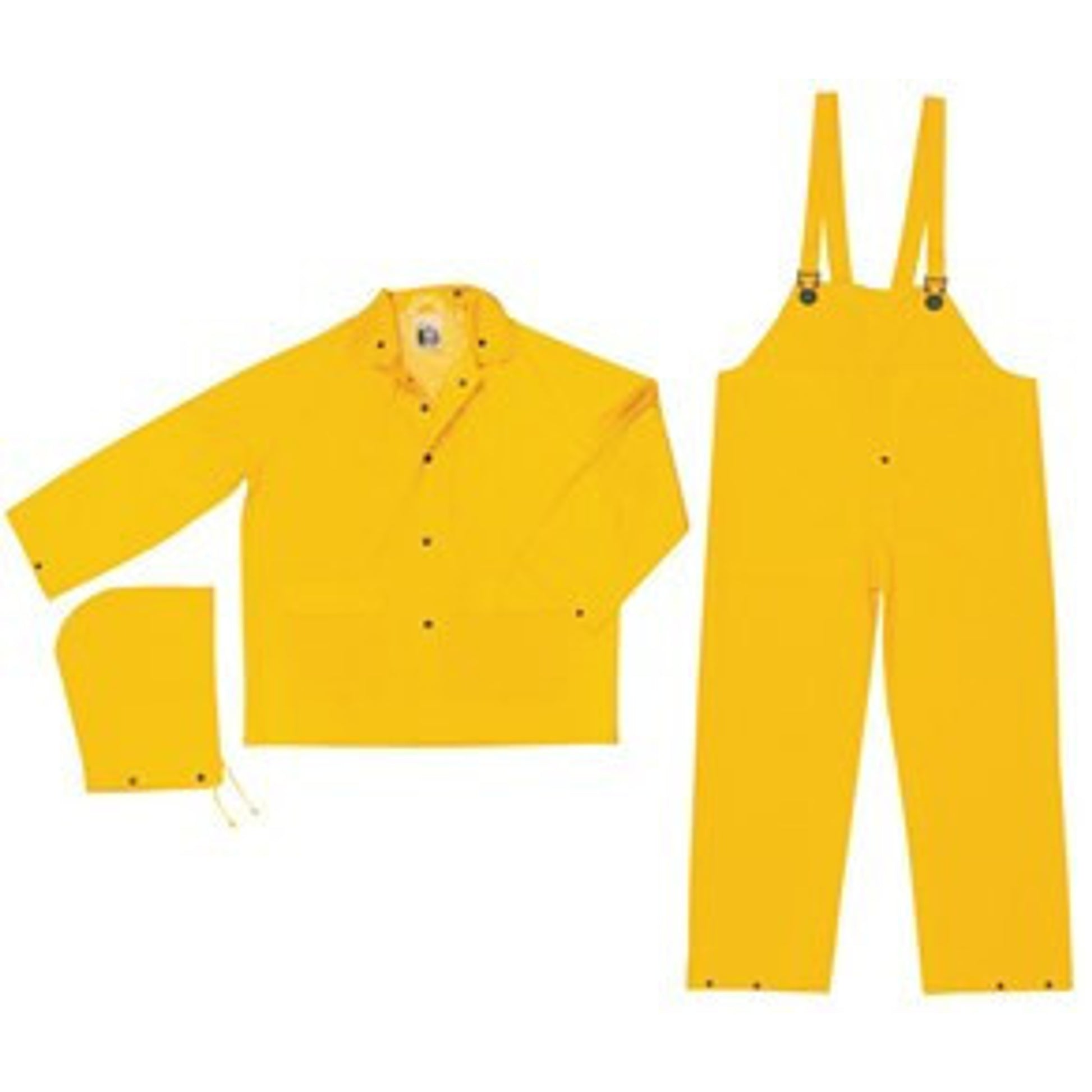 MCR Classic Yellow PVC Rainsuit - Large - FR2003 - 1/EA