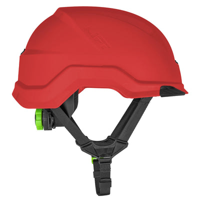Lift Safety RADIX Type II Industrial Climbing Style Non-Vented Helmet - Red - HRX-22RE2