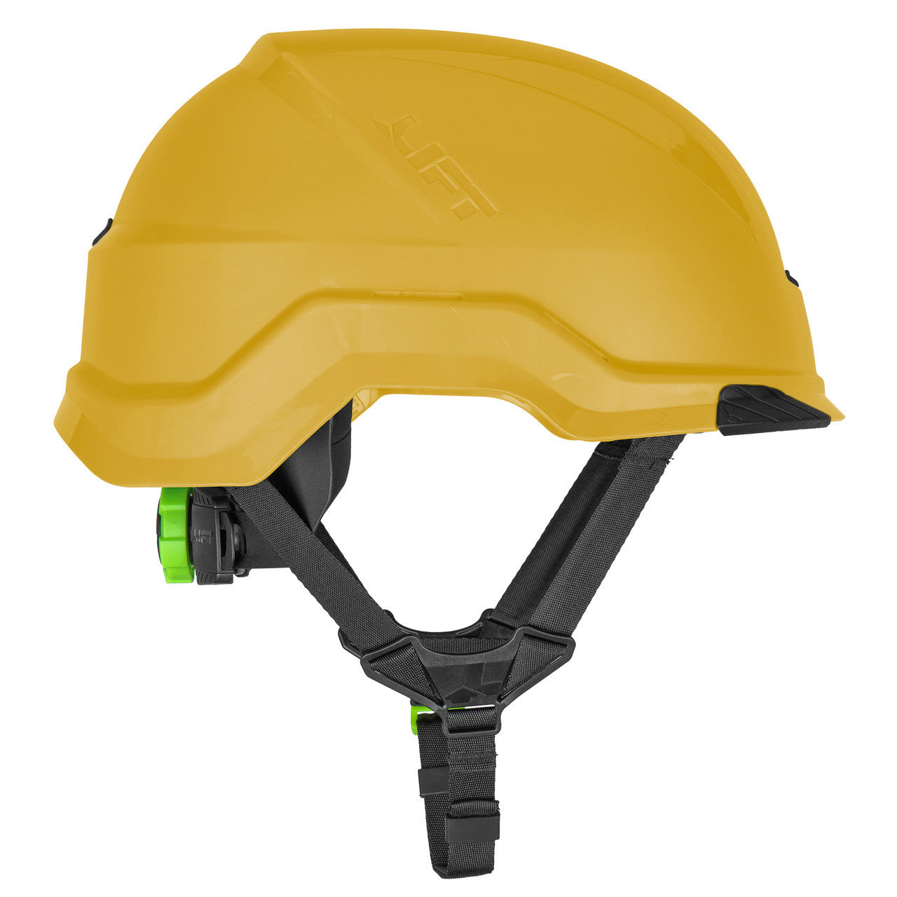 Lift Safety RADIX Type II Industrial Climing Style Non-Vented Helmet - Yellow - HRX-22LE2