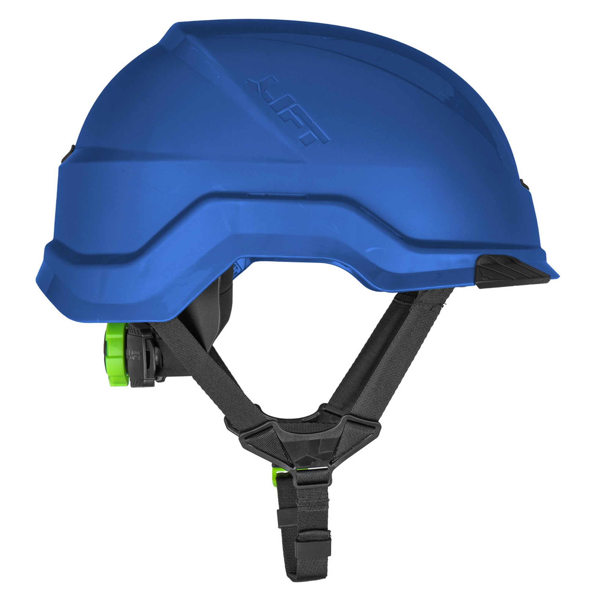 Lift Safety RADIX Type II Industrial Climing Style Non-Vented Helmet - Blue - HRX-22BE2